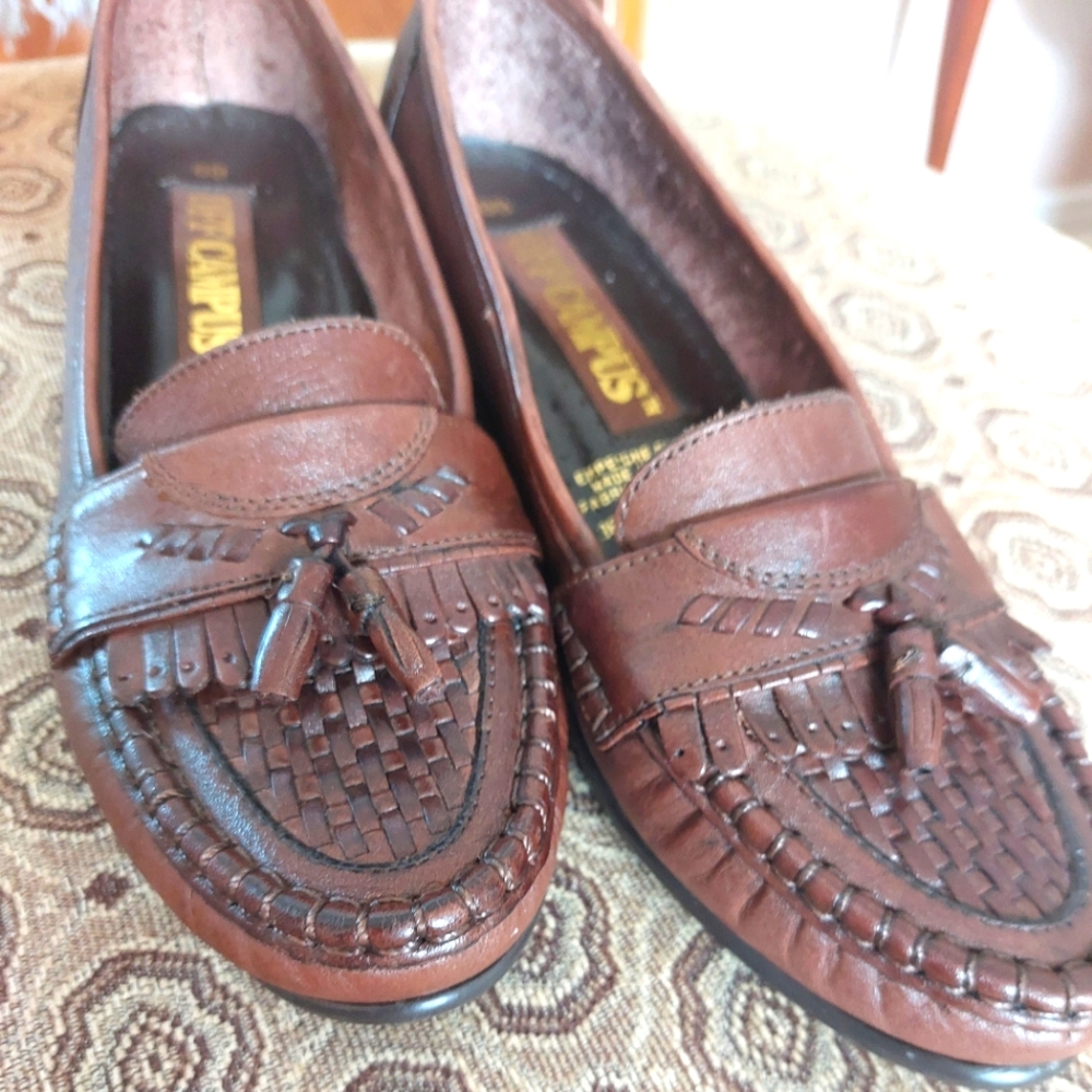 Hand Crafted Brown Loafers